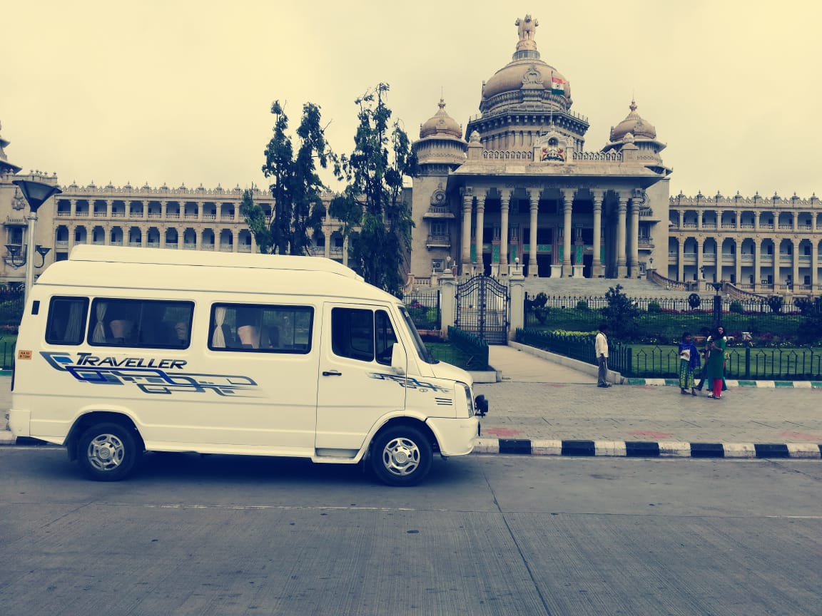 ​12 Seater Tempo Traveller for Rent in Bangalore